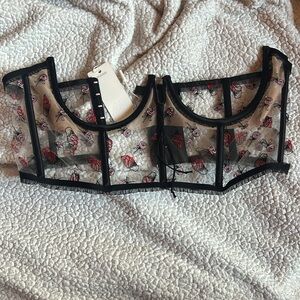 For love & lemons corset top